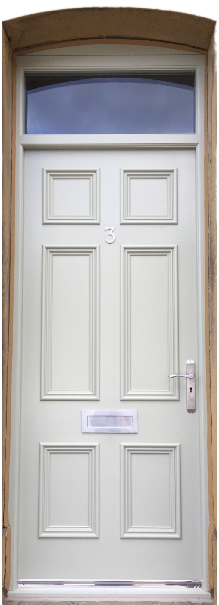 Bespoke timber door by Collins and Hall